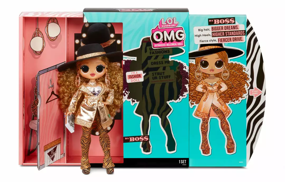 Fashion Dolls LOL Surprise OMG Series 3 Da Boss Fashion Doll With 20 Surprises