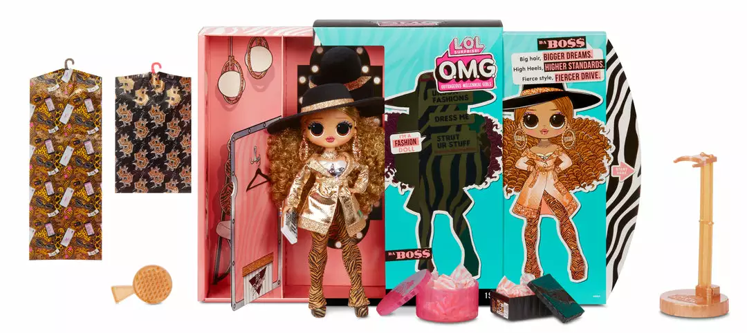 Fashion Dolls LOL Surprise OMG Series 3 Da Boss Fashion Doll With 20 Surprises