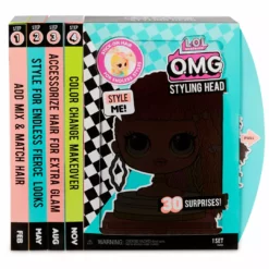 LOL Surprise OMG Styling Head Neonlicious With Stick-On Hair For Endless Styles