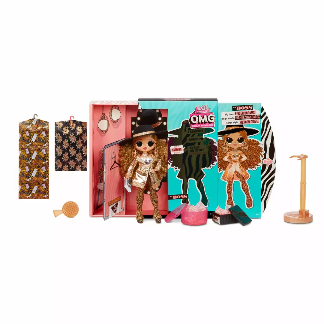 Fashion Dolls LOL Surprise OMG Series 3 Da Boss Fashion Doll With 20 Surprises