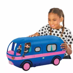 Sale LOL Surprise OMG 4-in-1 Glamper Fashion Camper With 55+ Surprises-Electric Blue