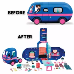 Sale LOL Surprise OMG 4-in-1 Glamper Fashion Camper With 55+ Surprises-Electric Blue