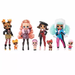 Gifts LOL Surprise OMG Winter Chill Icy Gurl Fashion Doll & Brrr B.B. Doll With 25 Surprises