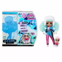 Gifts LOL Surprise OMG Winter Chill Icy Gurl Fashion Doll & Brrr B.B. Doll With 25 Surprises