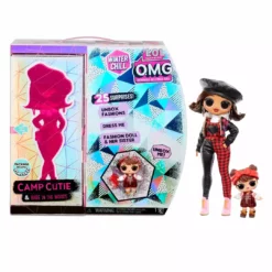LOL Surprise OMG Winter Chill Camp Cutie Fashion Doll & Babe In The Woods Doll With 25 Surprises Fashion Dolls