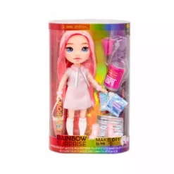 Rainbow High Rainbow Surprise Pixie Rose, 14-inch Doll With DIY Slime Fashion