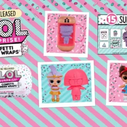LOL Surprise Confetti Present Surprise-Re-released Doll With 15 Surprises