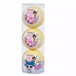 LOL Surprise Confetti Pop 3 Pack Glamstronaut - 3 Re-released Dolls Each With 9 Surprises