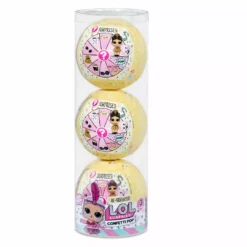 LOL Surprise Confetti Pop 3 Pack Showbaby - 3 Re-released Dolls Each With 9 Surprises