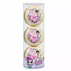 LOL Surprise Confetti Pop 3 Pack Waves - 3 Re-released Dolls Each With 9 Surprises Collectible Dolls