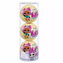 LOL Surprise Confetti Pop 3 Pack Waves - 3 Re-released Dolls Each With 9 Surprises Collectible Dolls