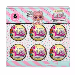 LOL Surprise Confetti Pop 6 Pack Angel - 6 Re-released Dolls Each With 9 Surprises Create Your Own Bundle