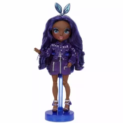 Rainbow High Krystal Bailey – Series 2 Indigo Fashion Doll With 2 Complete Outfits And Accessories