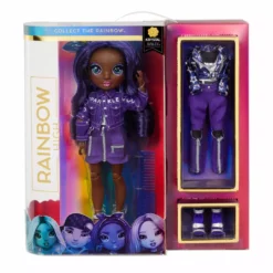 Rainbow High Krystal Bailey – Series 2 Indigo Fashion Doll With 2 Complete Outfits And Accessories