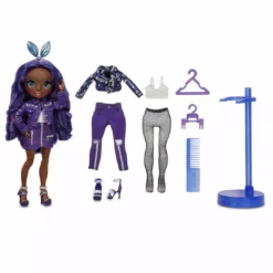 Rainbow High Krystal Bailey – Series 2 Indigo Fashion Doll With 2 Complete Outfits And Accessories