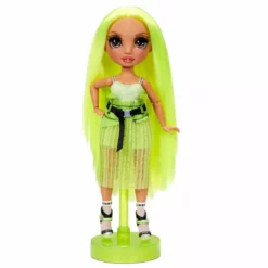 Rainbow High Karma Nichols – Series 2 Neon Green Fashion Doll With 2 Complete Outfits And Accessories