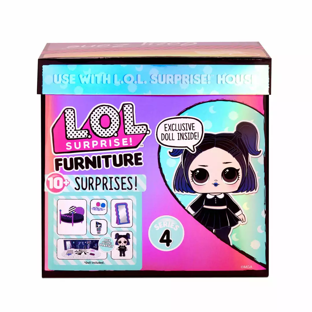 LOL Surprise Furniture Series 4 Cozy Zone With Dusk Doll And 10+ Surprises