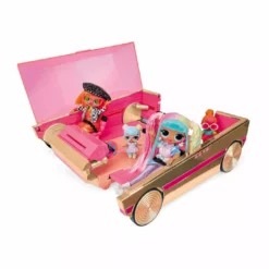 LOL Surprise 3-in-1 Party Cruiser Car With Surprise Pool, Dance Floor And Magic Black Lights