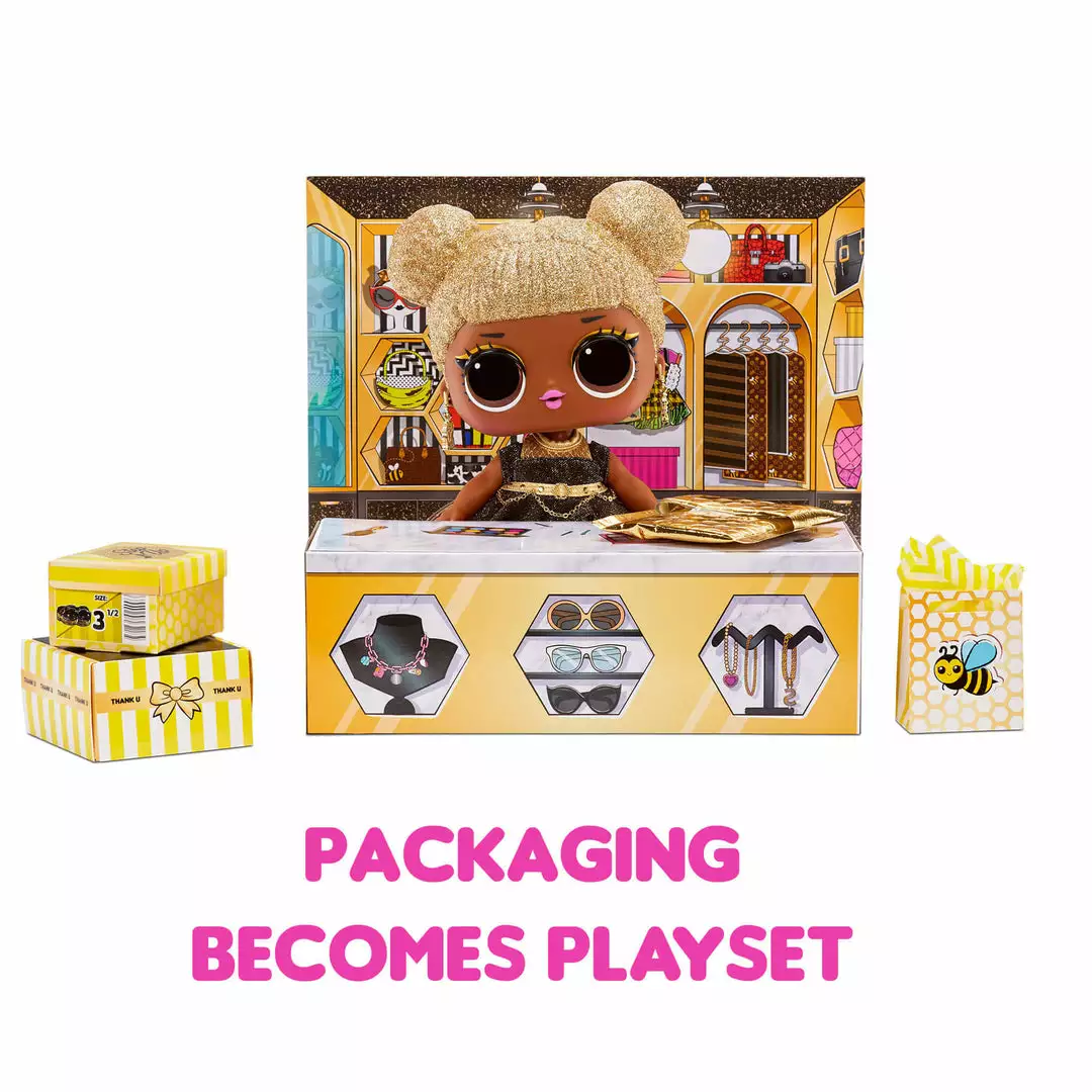 LOL Surprise Big Baby Queen Bee- 11 Inch Large Baby Doll With Colorful Surprises