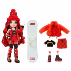 Rainbow High Winter Break Fashion Doll Ruby Anderson With Accessories