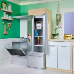 Rainbow High House Playset- 3-Story Wood Doll House (4-ft Tall And 3-FT Wide), Fully Furnished