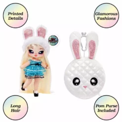 Na Na Na Surprise 2-in-1 Soft Fashion Doll Glam Series - Alice Hops