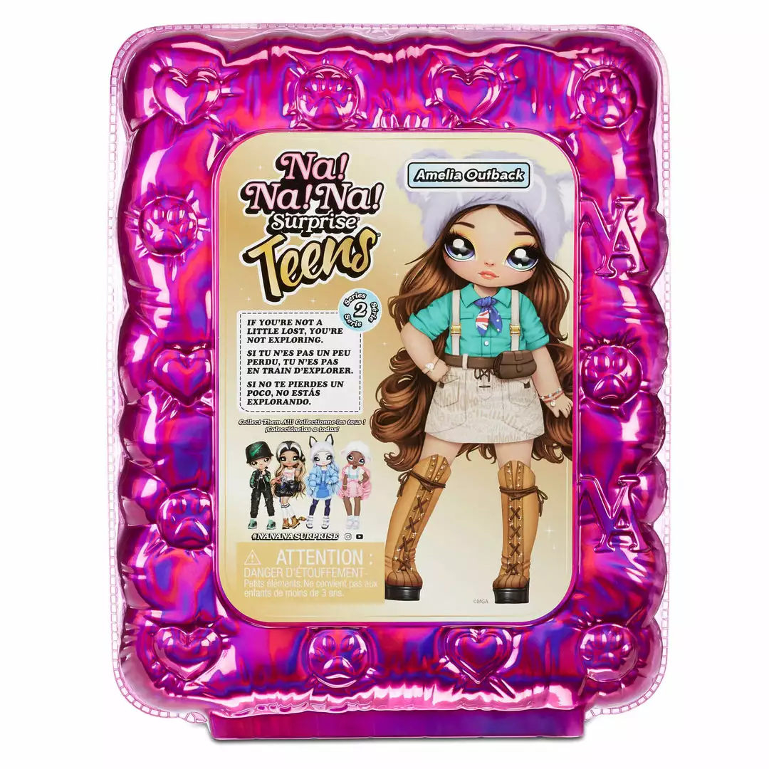 Na Na Na Surprise Teens Fashion Doll β Amelia Outback, Australian Koala Inspired