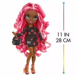 Rainbow High Daria Roselyn-Series 3 Rose (Pinkish Red) Fashion Doll With 2 Outfits