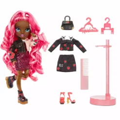 Rainbow High Daria Roselyn-Series 3 Rose (Pinkish Red) Fashion Doll With 2 Outfits
