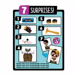 Create Your Own Bundle LOL Surprise Boys Series 5 Boy Doll With 7 Surprises