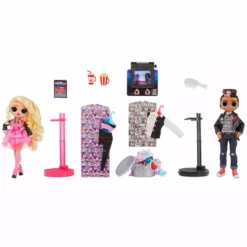 LOL Surprise OMG Movie Magic 2 Pack Fashion Dolls - Tough Dude & Pink Chick