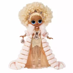 LOL Surprise Holiday OMG 2021 Collector NYE Queen Fashion Doll With Gold Fashions And Accessories