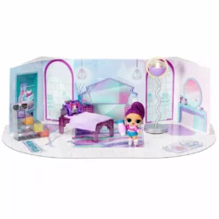 LOL Surprise Winter Chill Hangout Spaces Furniture Playset With Bling Queen Doll Doll Houses And Playsets