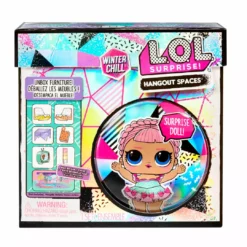LOL Surprise Winter Chill Hangout Spaces Furniture Playset With Ice Sk8er Doll Doll Accessories