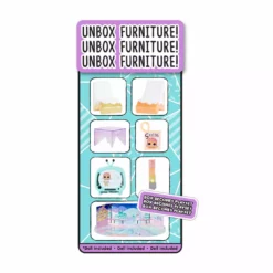 LOL Surprise Winter Chill Hangout Spaces Furniture Playset With Ice Sk8er Doll Doll Accessories