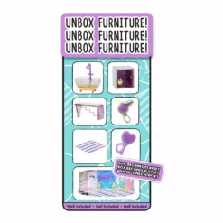 Create Your Own Bundle LOL Surprise Winter Chill Hangout Spaces Furniture Playset With Ice Doll