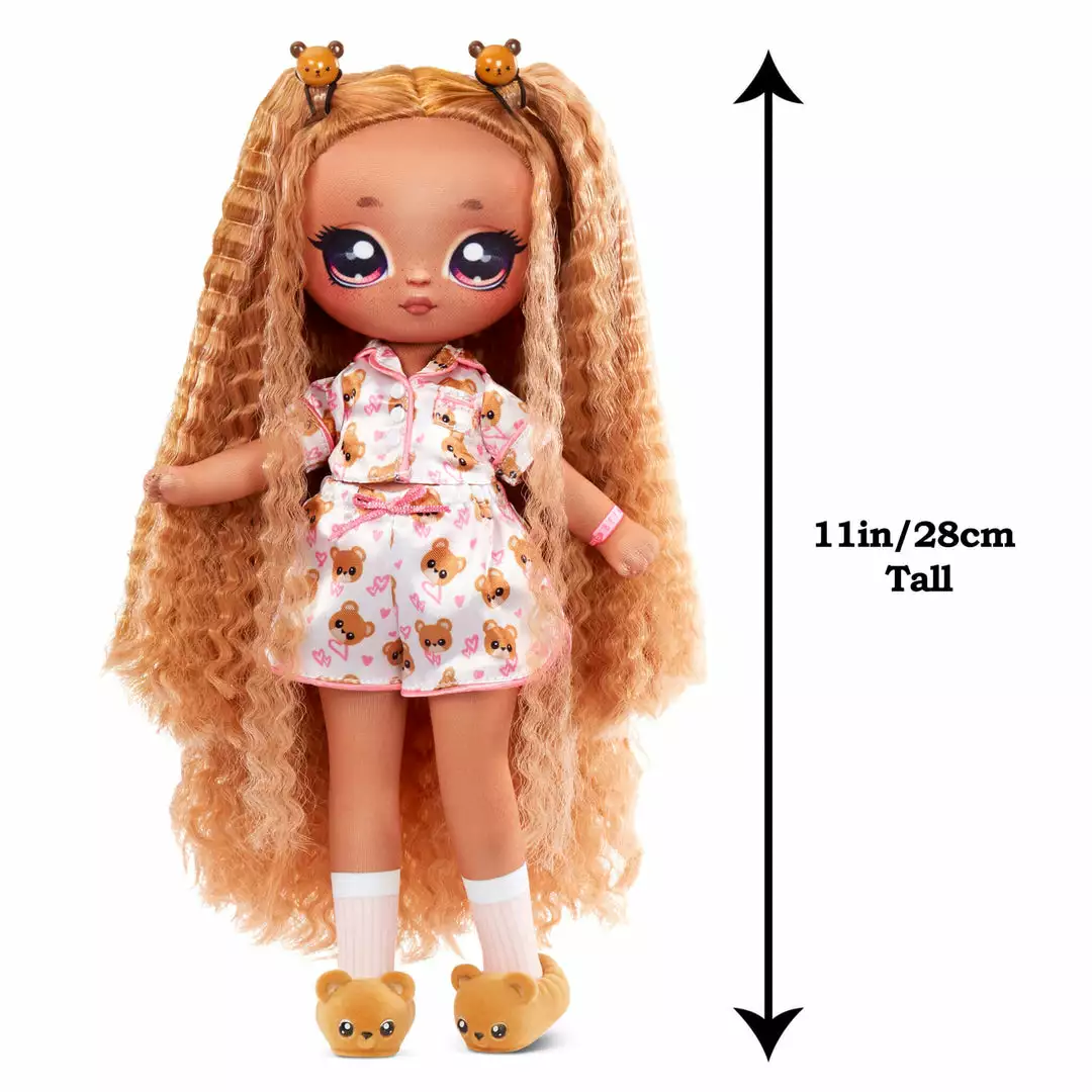 Na Na Na Surprise Teens Slumber Party Fashion Doll – Lara Vonn, 11" Soft Fabric Doll, Teddy Bear Inspired