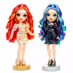Rainbow High Special Edition Twin Fashion Dolls, Laurel & Holly De'Vious With Doll Accessories