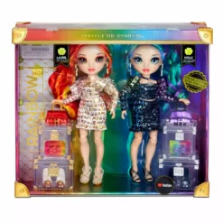 Rainbow High Special Edition Twin Fashion Dolls, Laurel & Holly De'Vious With Doll Accessories