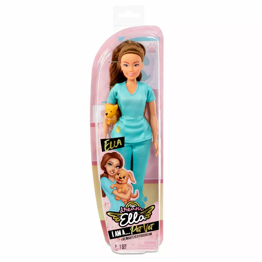 MGA’s Dream Ella I AM A Pet Vet Fashion Doll - 11.5" Fashion Doll