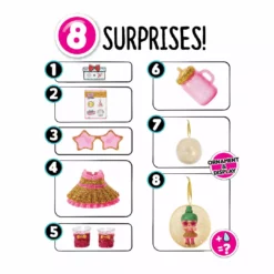LOL Surprise Holiday Supreme Doll Tinsel With 8 Surprises