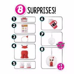Sale LOL Surprise Holiday Supreme Doll Sleigh Babe With 8 Surprises
