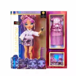 Rainbow High Lila Yamamoto - Mauve Purple Fashion Doll