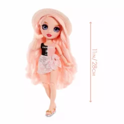 Rainbow High Pacific Coast Bella Parker- Pink Fashion Doll With Pool Accessories Playset