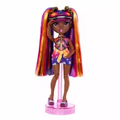 Rainbow High Pacific Coast Phaedra Westward- Sunset (Purple) With Pool Accessories Playset