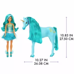 MGA’s Dream Ella Unicorn - Ocean -Teal Unicorn For Fashion Dolls