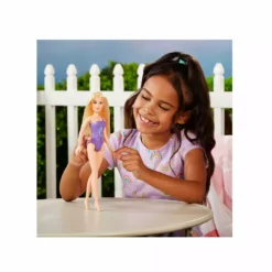MGA's Dream Ella Splash Doll - Aria, 11.5" Blonde Hair Doll In Purple Swimsuit