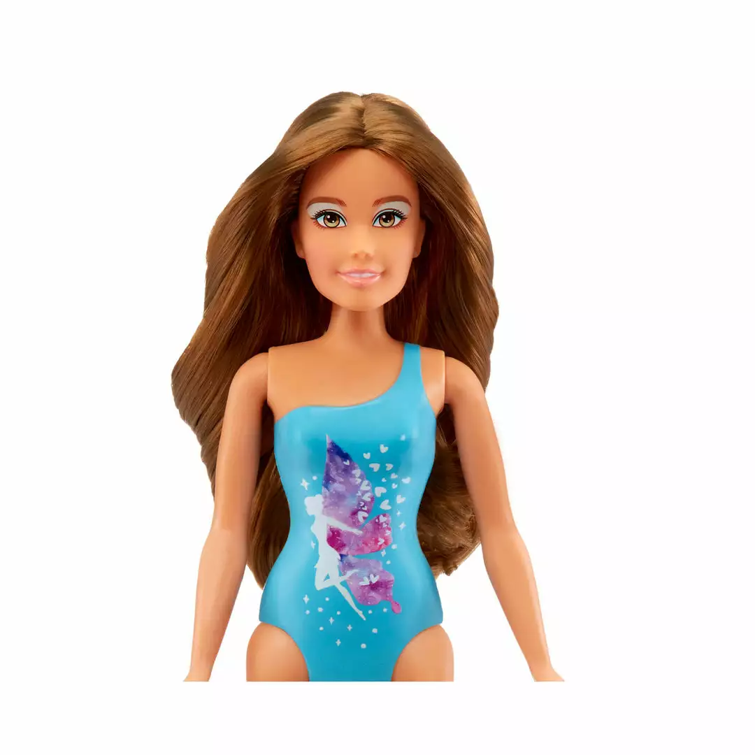 MGA's Dream Ella Splash Doll - DreamElla, 11.5" Brunette Hair Doll In Teal Swimsuit