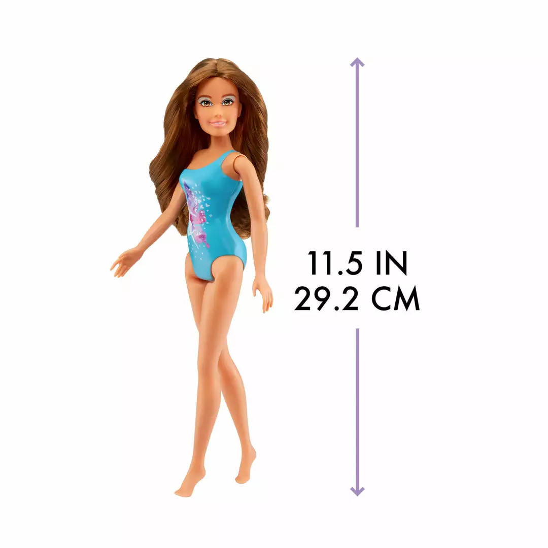 MGA's Dream Ella Splash Doll - DreamElla, 11.5" Brunette Hair Doll In Teal Swimsuit