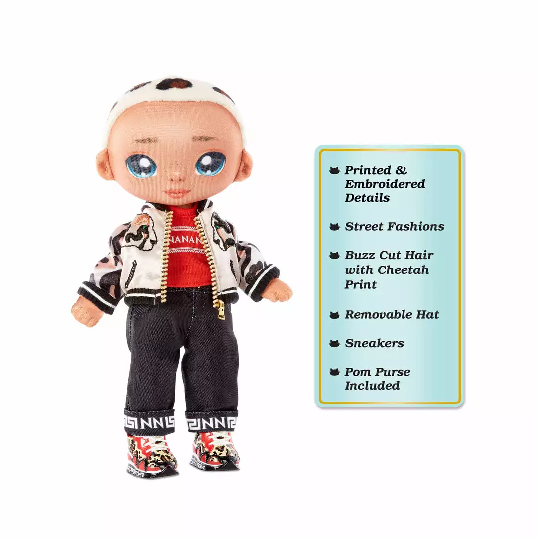 Na Na Na Surprise Glam Series 2 Gianni Wilde - Cheetah-Inspired 7.5" Fashion Doll